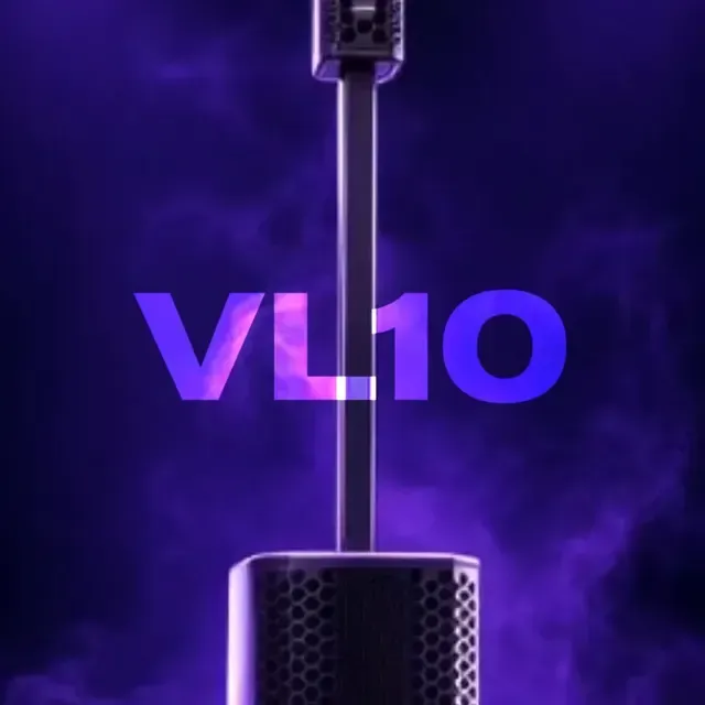 O formato vertical da VL10 deixa o sistema mais compacto para transportar e instalar.