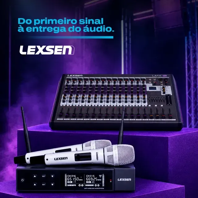 Um setup de áudio começa na captação e termina na entrega.